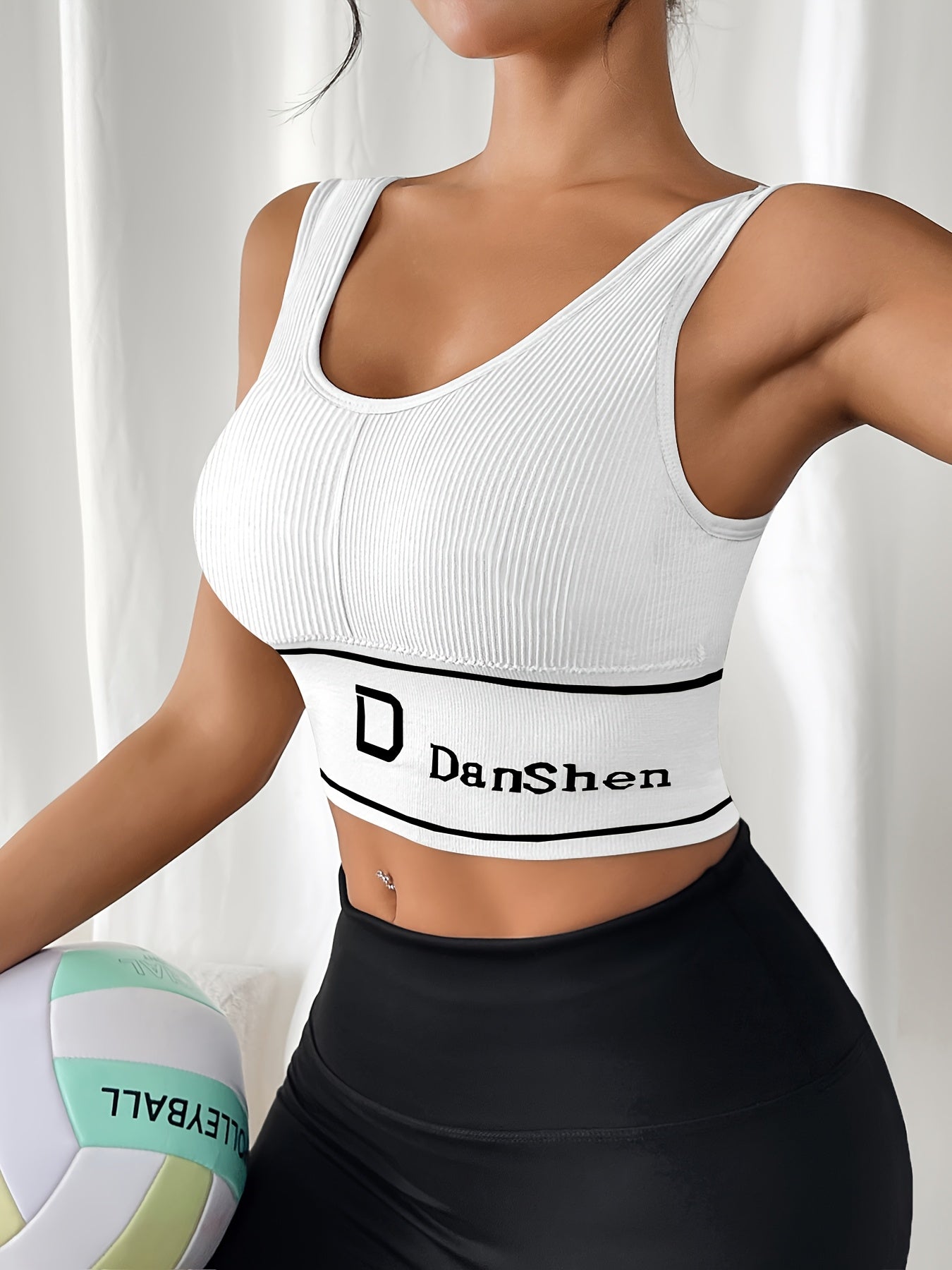 Plus Size Sports Bra 5-Pack Backless Padded Supportive Yoga Running