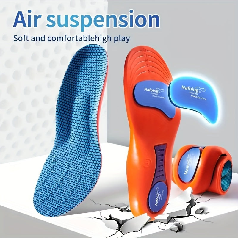 Unisex Shock Absorbing Basketball Insoles Soft Support for Casual Sneakers