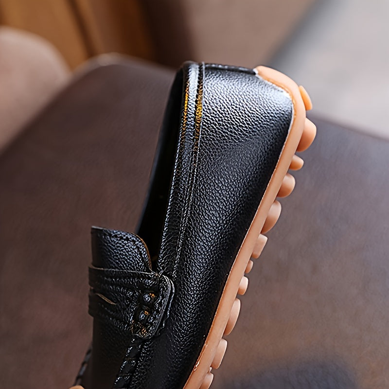 Yigitlar uchun Vintage Slip-On Loafers engil, sirpanmaydigan poyabzal, barcha mavsumlar uchun