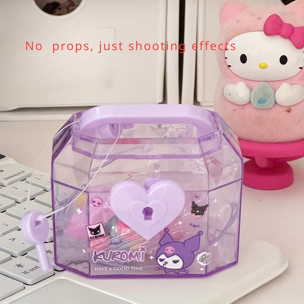 Caja organizadora de joyería de plástico para cuentas, pulseras y colección de abanicos