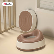 Qorong‘u jigarrang portativ hojatxona uchun o‘rindiq, bolalar uchun mustahkam va bardoshli