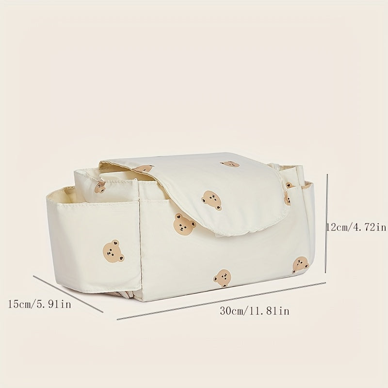 Organizador universal para cochecito de bebé con almacenamiento para biberón y diseño colgante