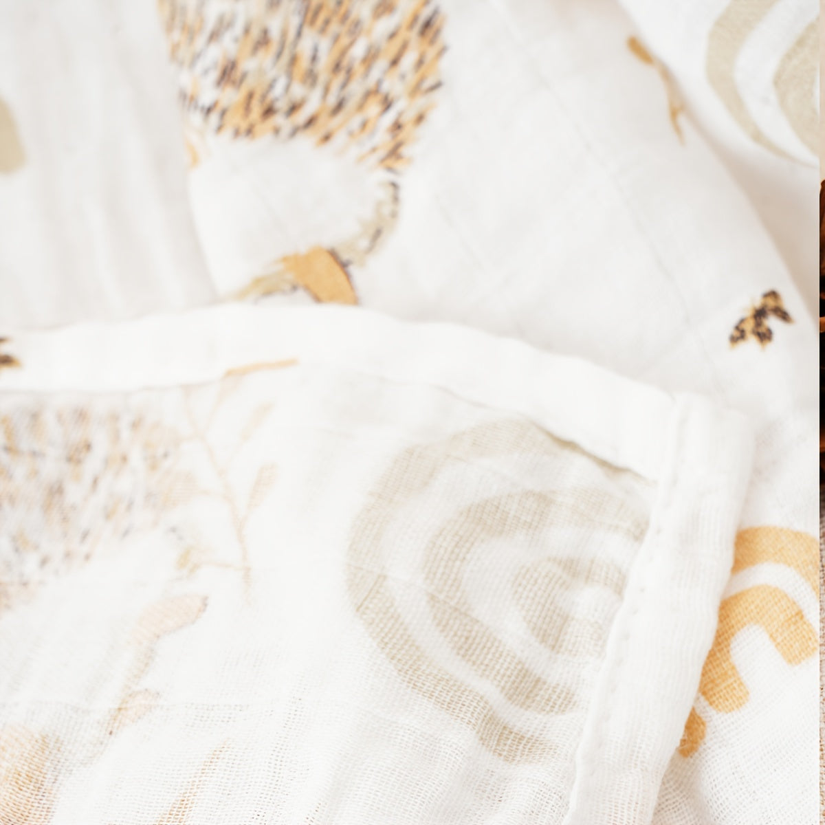 Printed Muslin Cotton Baby Blankets for Home and Travel