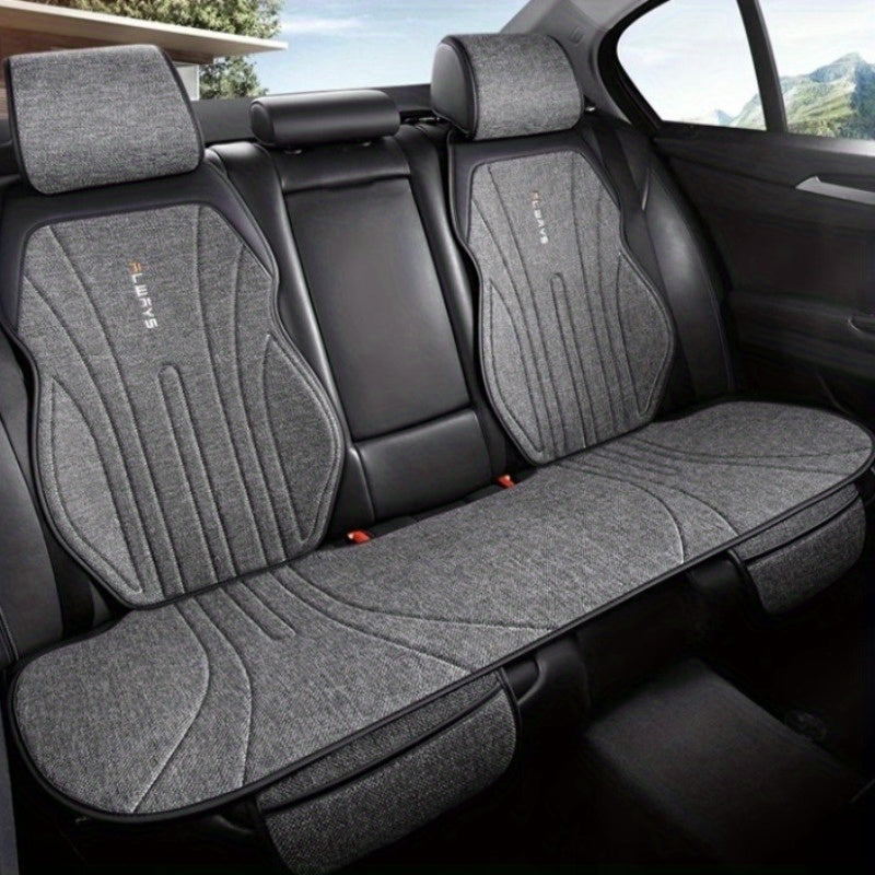 Barcha mavsumlar uchun charm avtomobil o'rindiq qoplami to'liq yostiq universal moslik