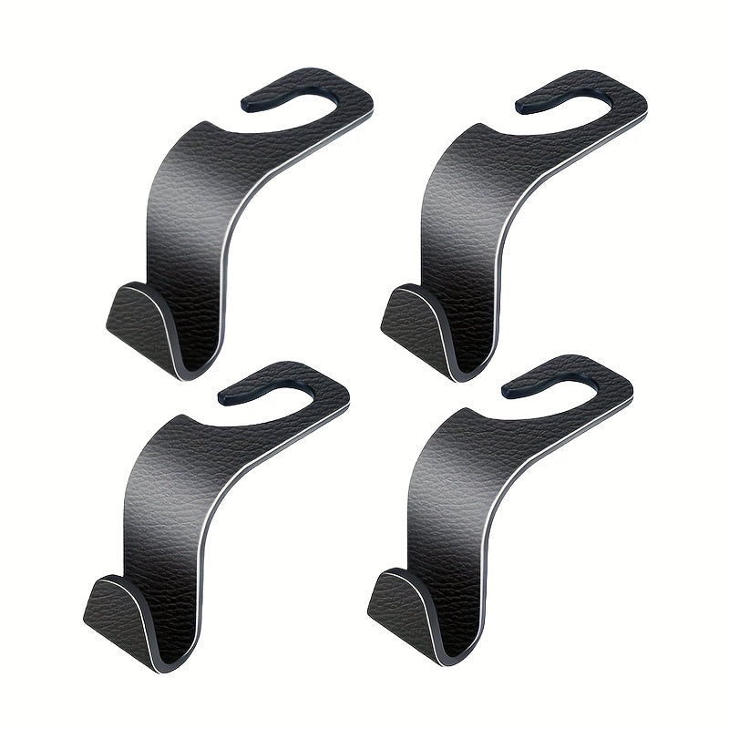 2/4 Pcs Car Seat Rear Hooks Universal Headrest Organizer Maximize Storage