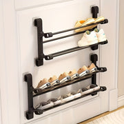 Wall-Mounted Shoe Organizer for Home and Bathroom, Space Saving, Easy Install