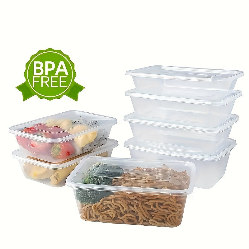 10-30 Pack Clear Plastic Food Storage Containers with Lids, Leak-Proof, Microwave Safe