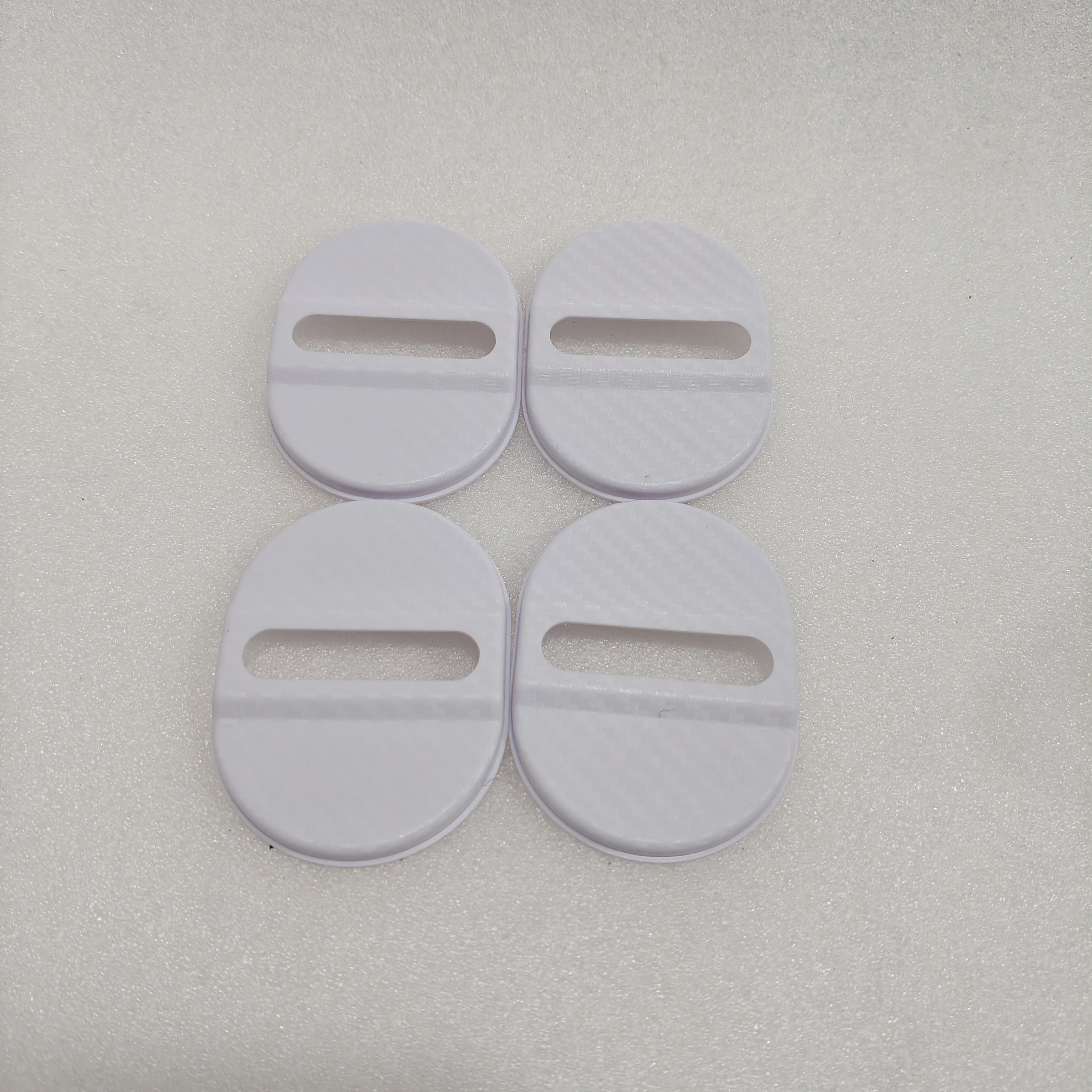 4pcs Car Door Lock Protector Covers Black Plastic Anti-Rust for BMW F30 Audi A3