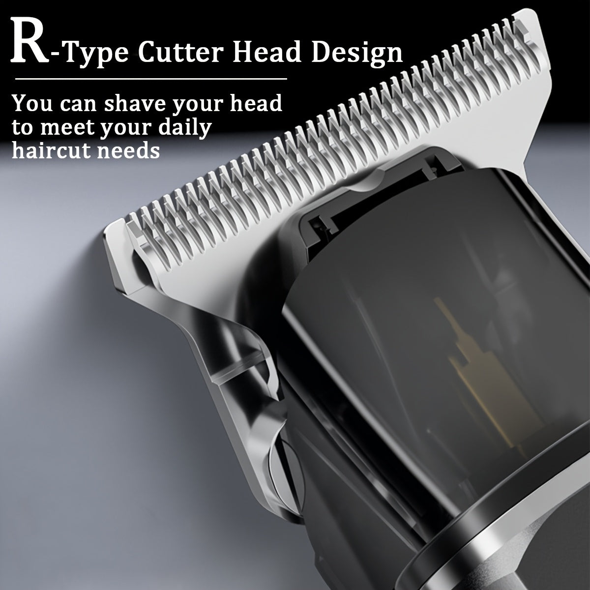 Men's Electric Hair Clipper with LED Display 3-Speed USB Rechargeable Grooming