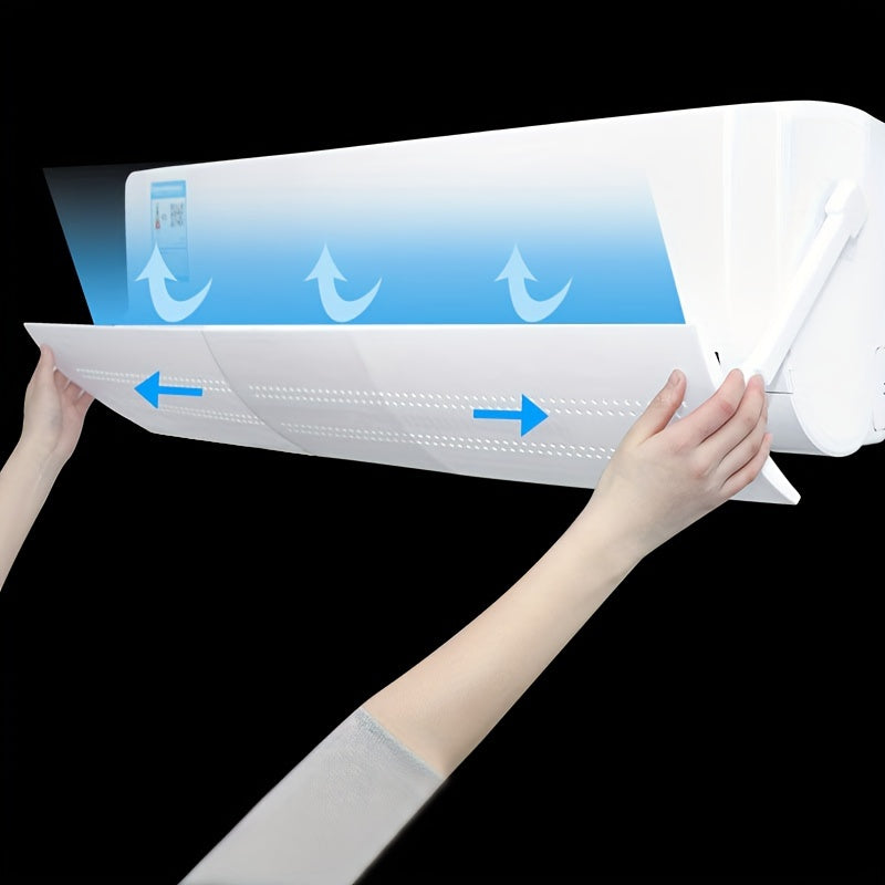 Adjustable Air Conditioner Deflector Plastic Windshield for Household Airflow Control