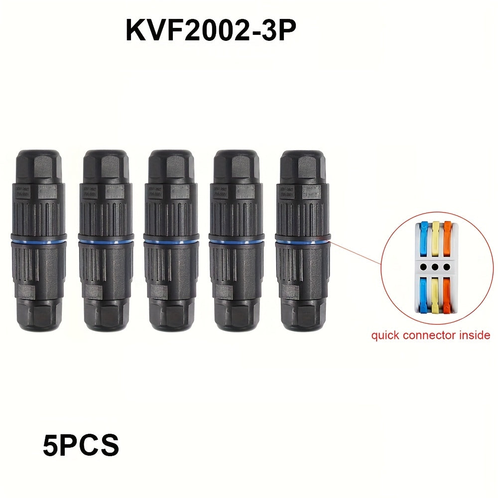 Cable Connector Quick Connection Terminal, 5.08cm, Outdoor LED Light, No Welding