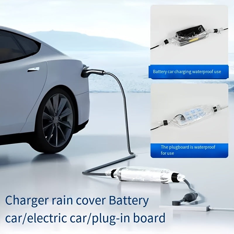 Magnetic Rain Cover for EV Charger Ports Weatherproof Weatherproofing Protects Charging System