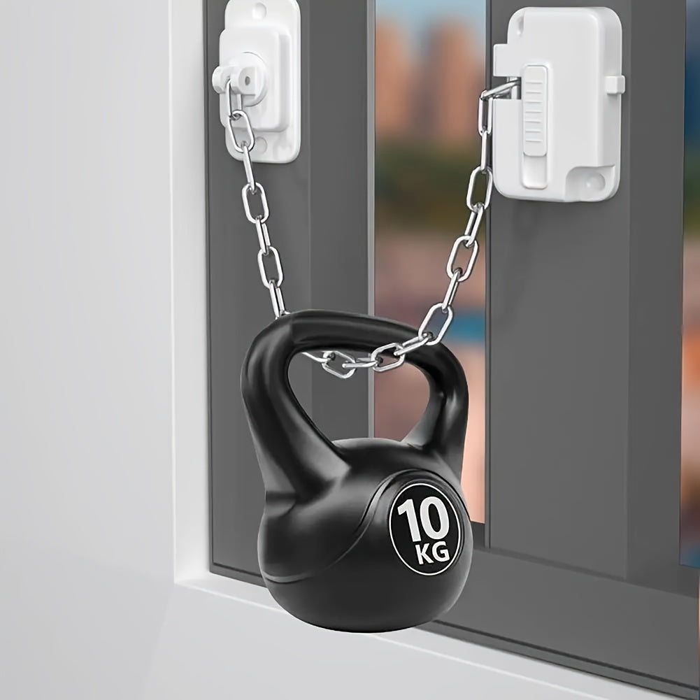 Adjustable Window Security Lock Self-Adhesive Ventilation Window Restrictor