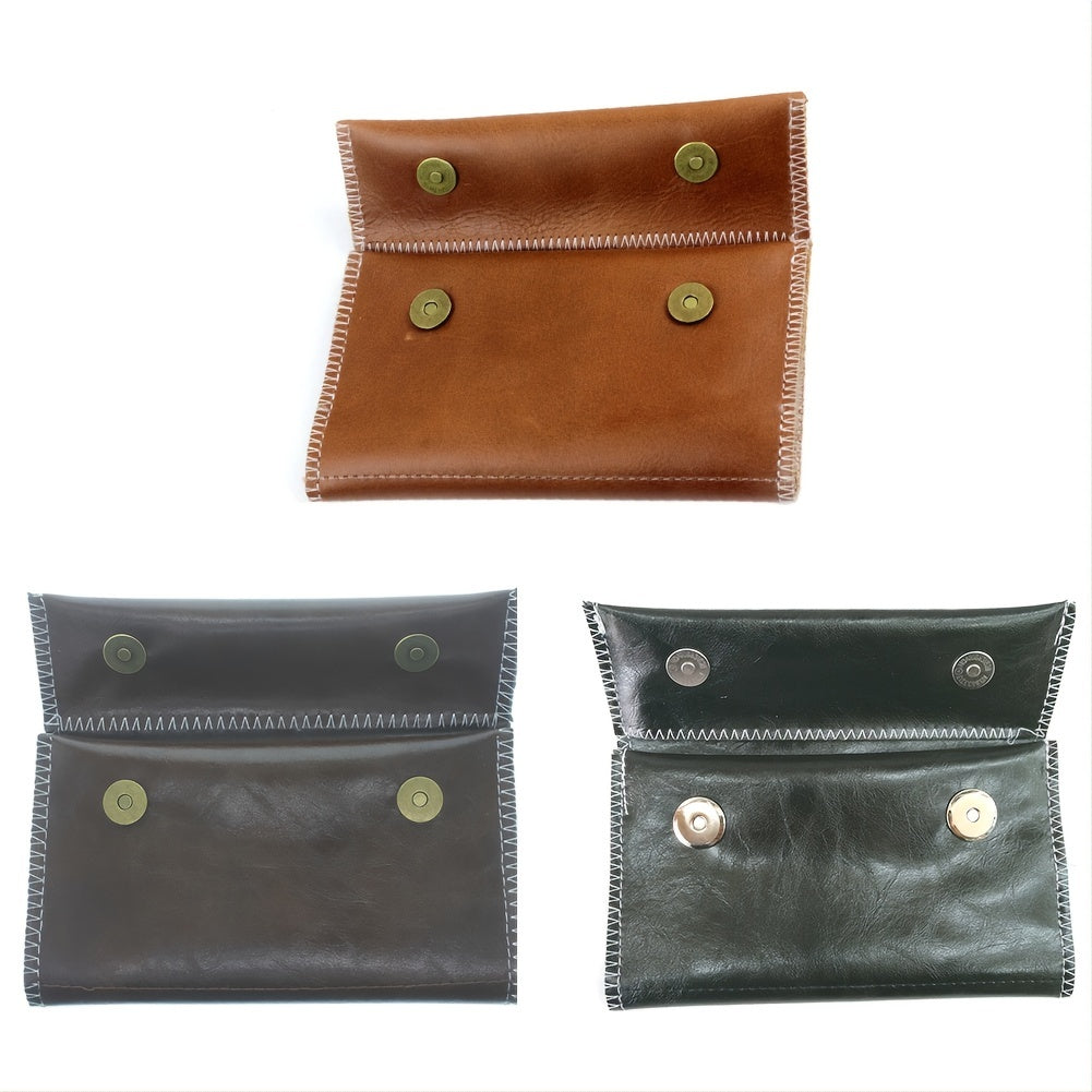 Uniseks PU charm qoʻltiq holda tutun qopqogʻi holati portativ sigaret burish sumkasi