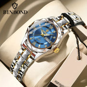 Women's Casual Luxury Quartz Watch with Leather Strap