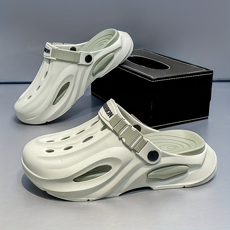 Women's Breathable EVA Clogs with Non-Slip Sole, Adjustable Strap, Summer Outdoor