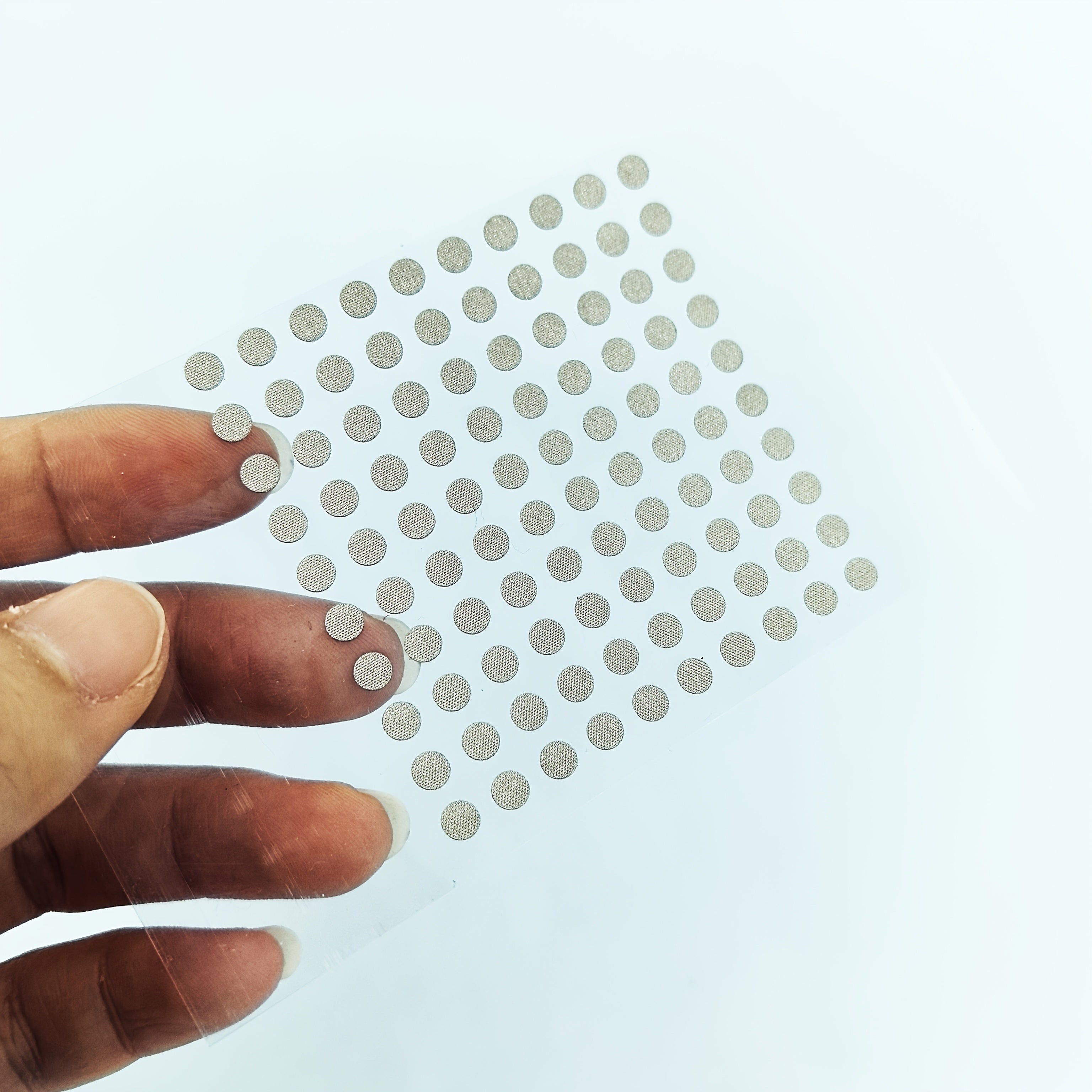 100 Self-Adhesive Conductive Silicone Tape Dots for Remote Controls and Consoles