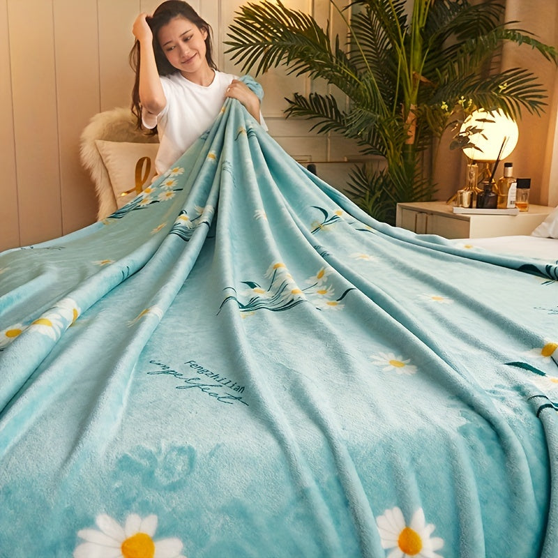 Уютное фланелевое плюшевое одеяло, подходящее для всех сезонов - идеальный зимний вариант постельного белья для общежитий. Может использоваться как односпальное, так и двуспальное одеяло - отличный подарок на Рождество!