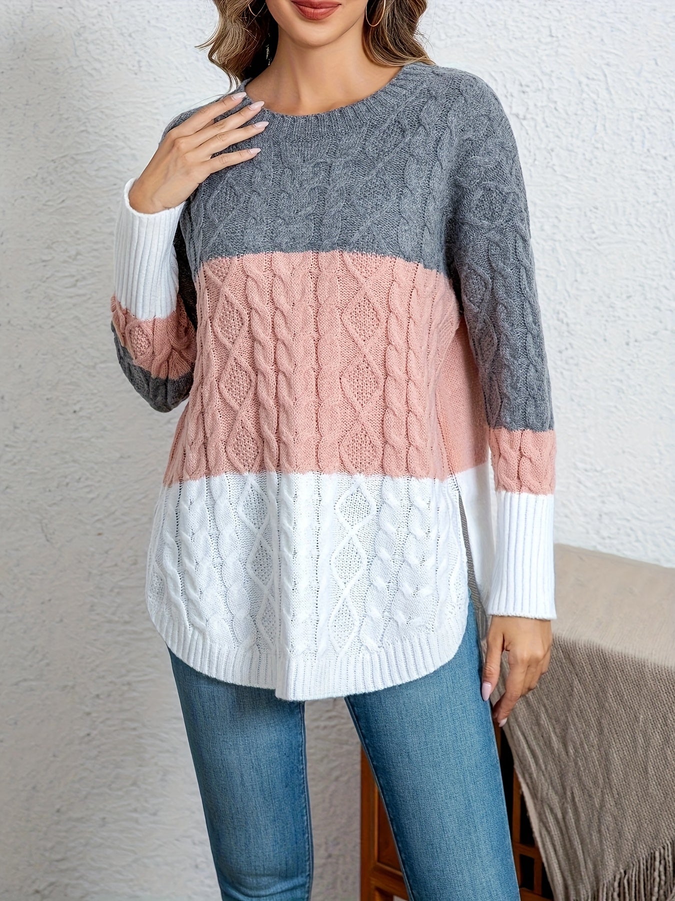 Ayollar uchun retro niş kiyimlari yumshoq sviter, kuz qish twist top