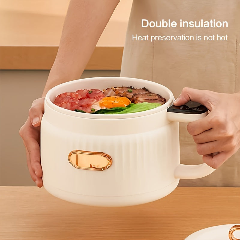 Kichik 1.6L Elektrik qovurish pishiqlari, sensorli boshqaruv, yopishmaydigan, tutqichsiz, vaqtni belgilash uchun, yotoqxona va RV uchun