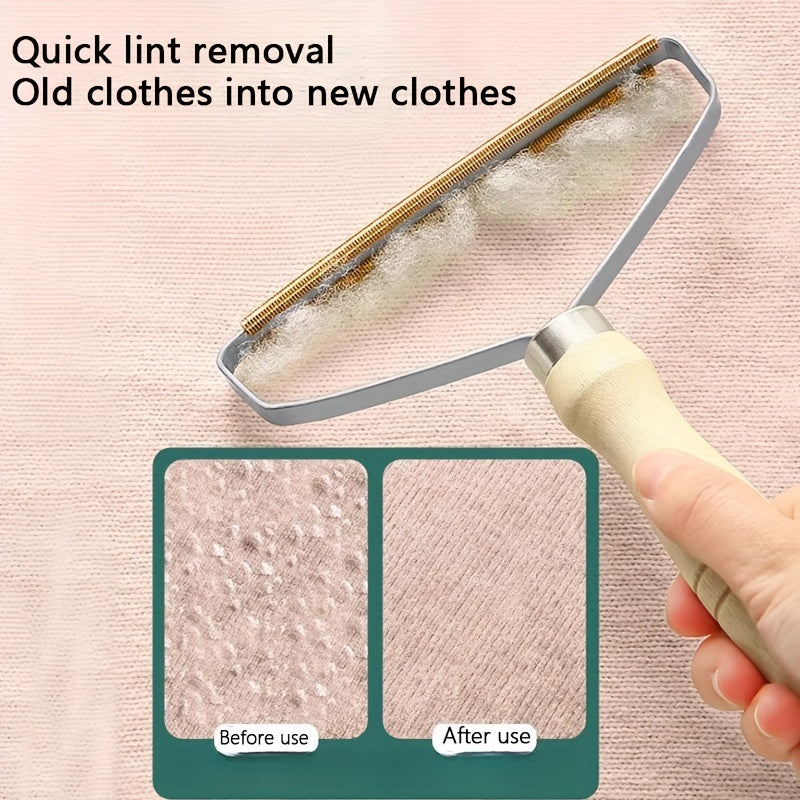 Portable Manual Lint Remover 2-Pack for Pet Hair Clothes Sofa Carpet Fabric Shaver