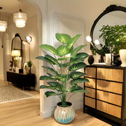 Artificial Plant Lifelike Money Plant for Indoor Outdoor Gardens and Weddings