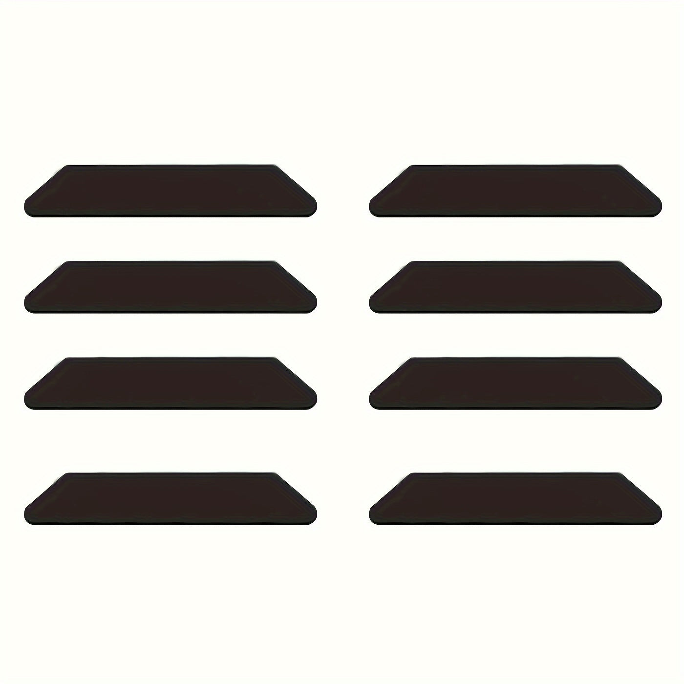 8 Pack Rug Grippers for Corners and Sides, Reusable Non-Slip Floor Holders