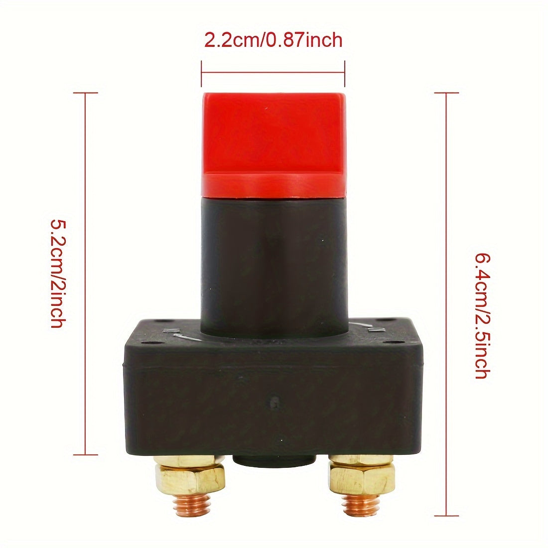 Battery Disconnect Switch Car Van Truck Boat Rotary Isolator 300A Off Kill