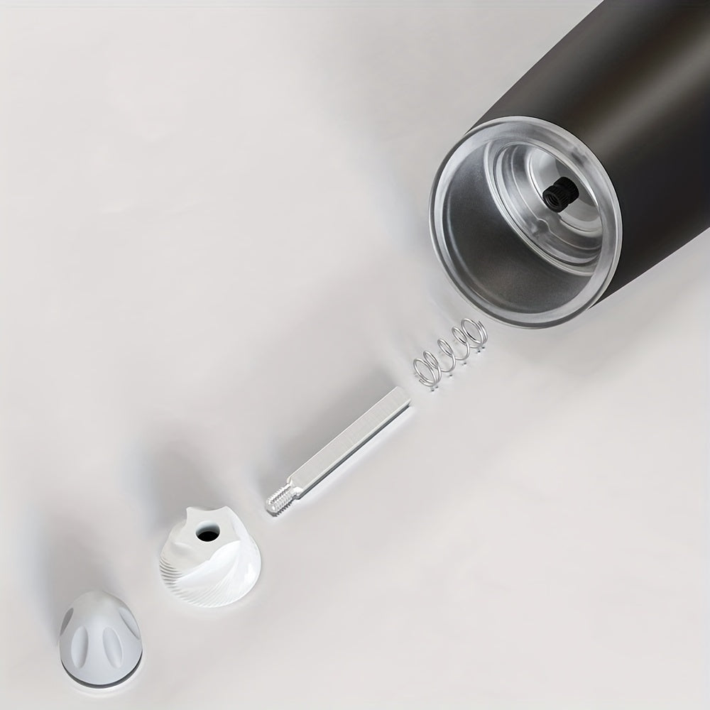 Электрическая солонка и перечница на батарейках с датчиком гравитации, регулируемый помол, большой объем