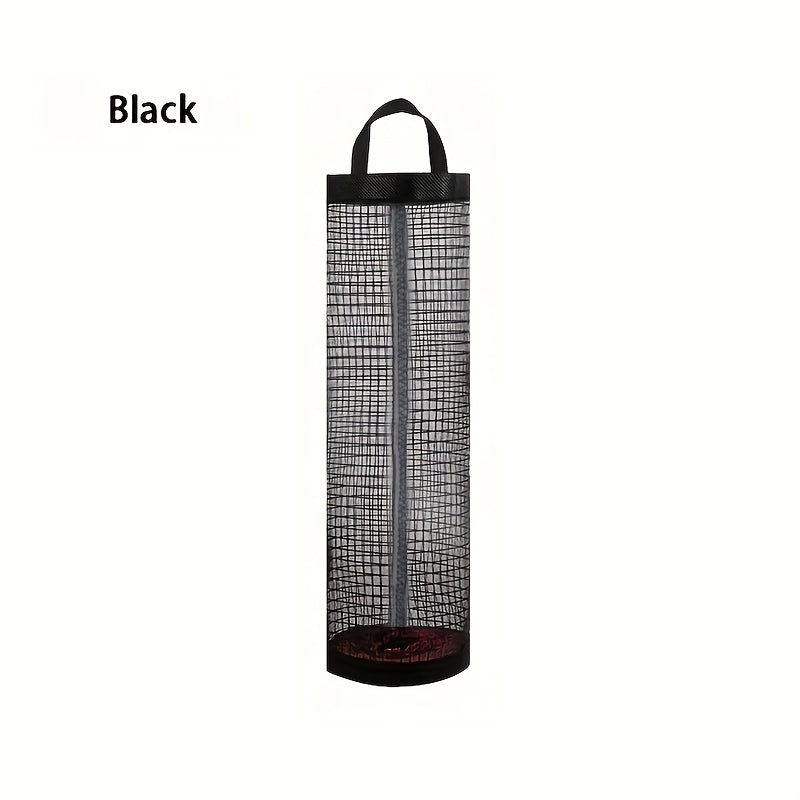 PVC osma to'rli saqlash sumkasi oshxona uchun - devorga o'rnatiladigan, chiqindi sumkalari va turli xil narsalar uchun buklanadigan tashkilotchisi (1 dona)