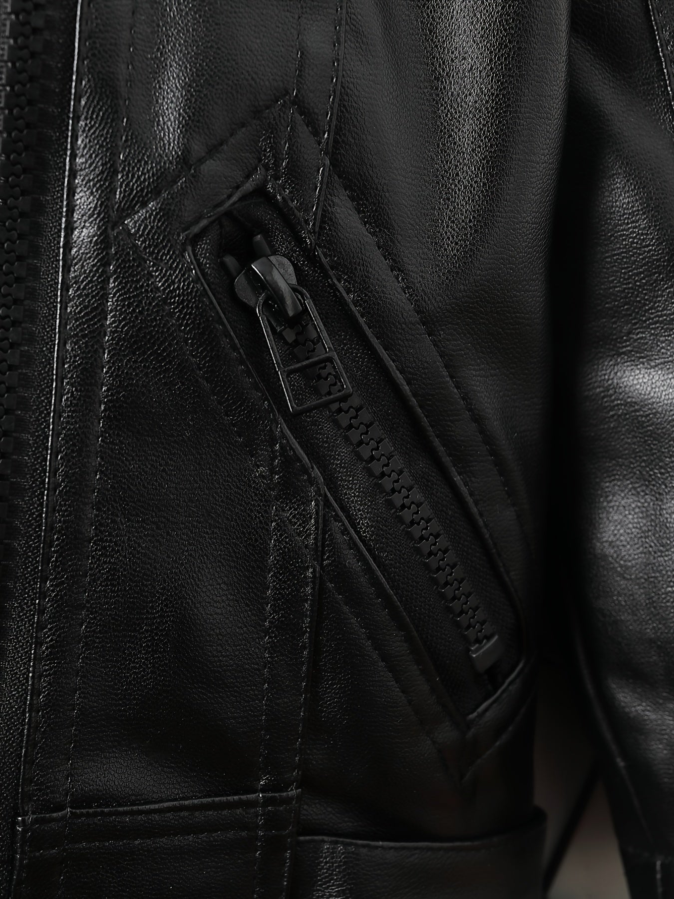 Мужская красная всесезонная куртка из полиэстера с лацканом и застежками-молниями