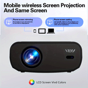 1080P Full HD WiFi Projector for Home Theater Up to 7.62m Display
