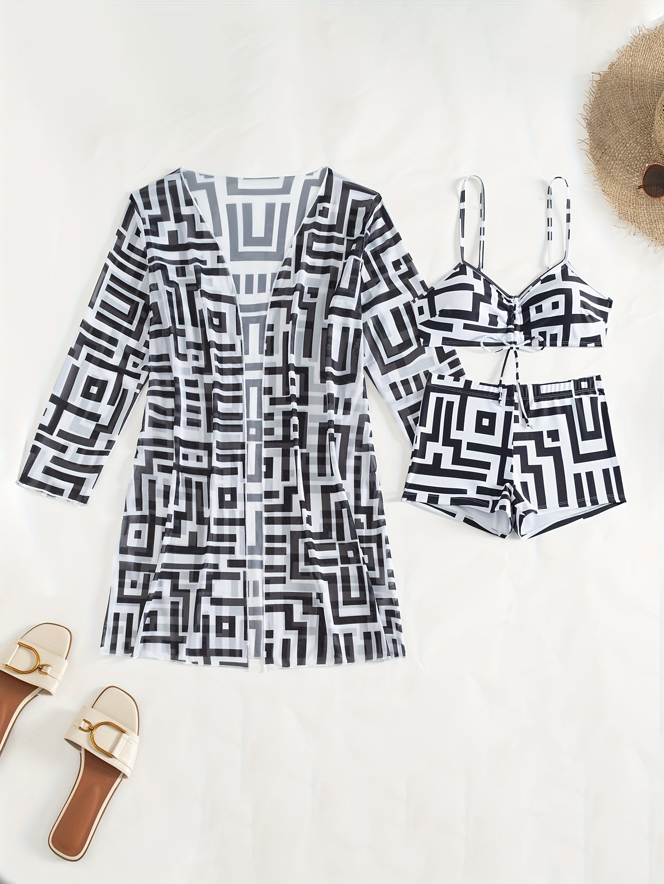 Women's Suit Set Three Pieces Polyester Formal Business Office Wear