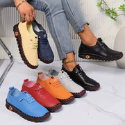 Women's Casual Sneakers Solid Color Slip-On Walking Shoes