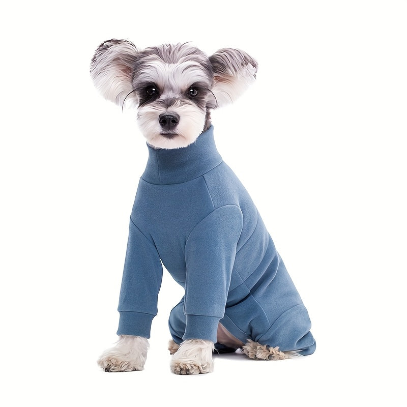 Pet Dog and Cat Jumpsuit Thermal Fleece Adjustable Chest All-Season Small Medium Large