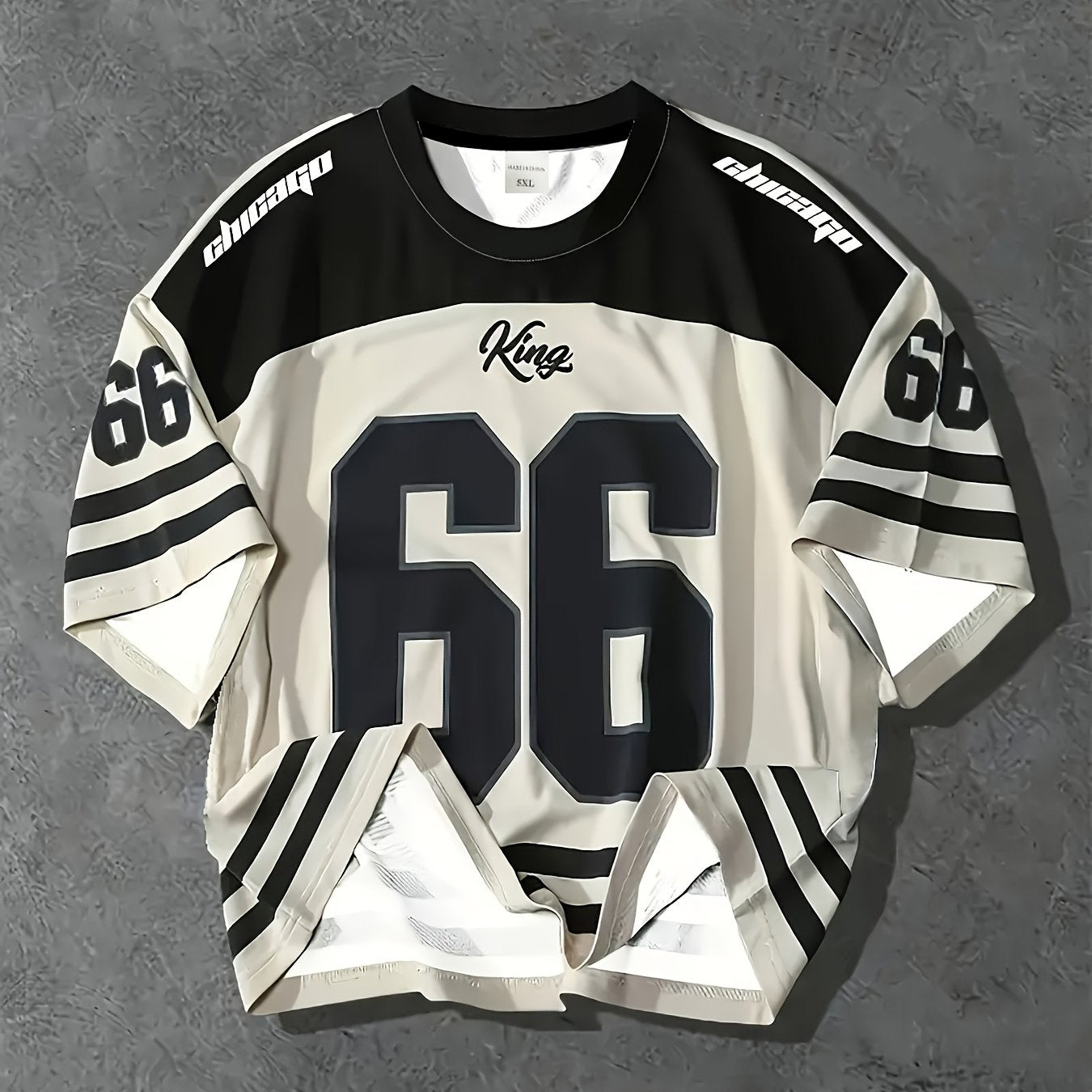 Men's Polyester Jersey T-Shirt with Racing Theme Short Sleeve Crew Neck Digital Print Casual Sports