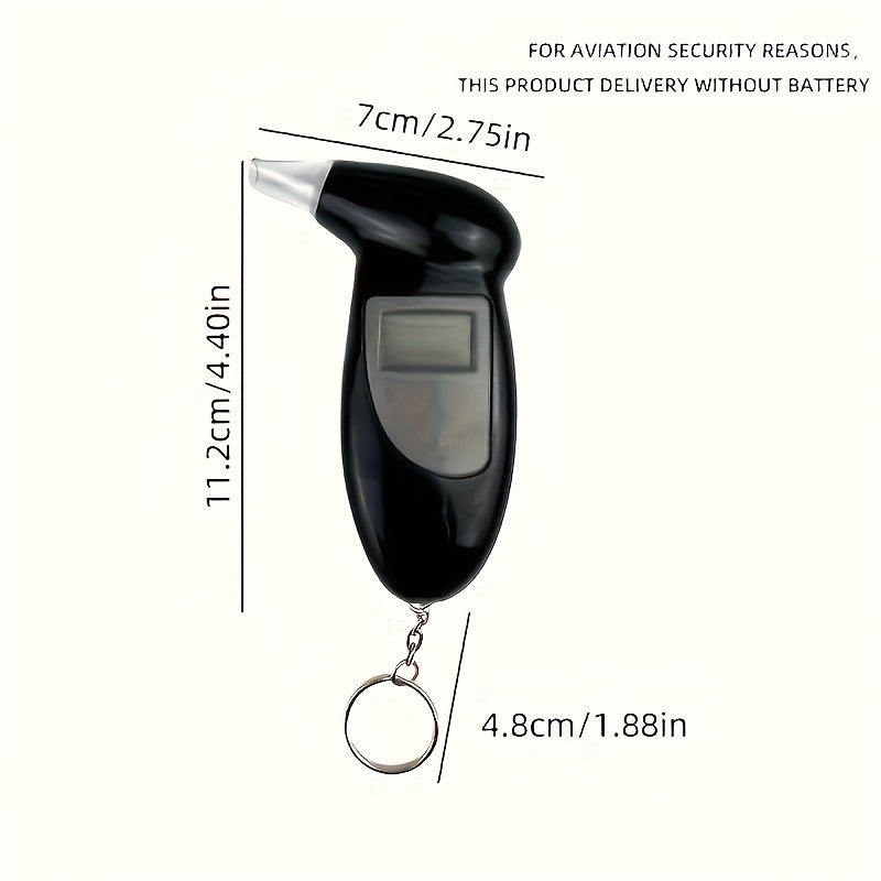 Portable Digital Alcohol Tester with Backlight for Post-Driving Analysis