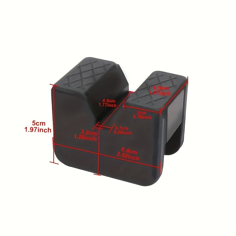 универсальный кронштейн для грузового подъемника с прорезной резиновой рамой-адаптер для рельсов