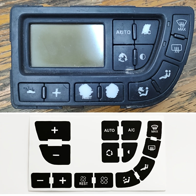 Citroen Picasso C4 uchun konditsioner tugmasi ta'mirlash uchun stikerlar