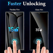 2-Pack Privacy Hydrogel Screen Protector for Samsung Galaxy Ultra Models Anti-Scratch Flexible