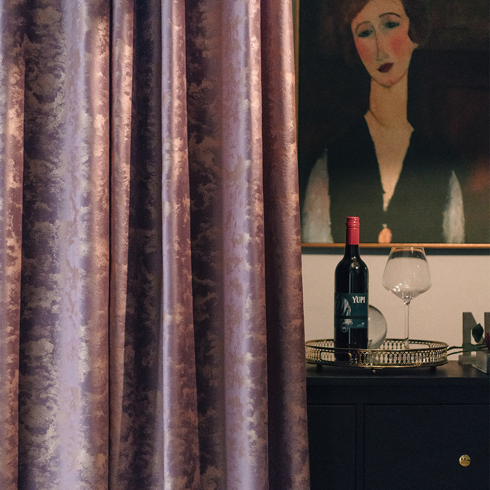 Cortina opaca de terciopelo para sala de estar, dormitorio, cocina y decoración del hogar