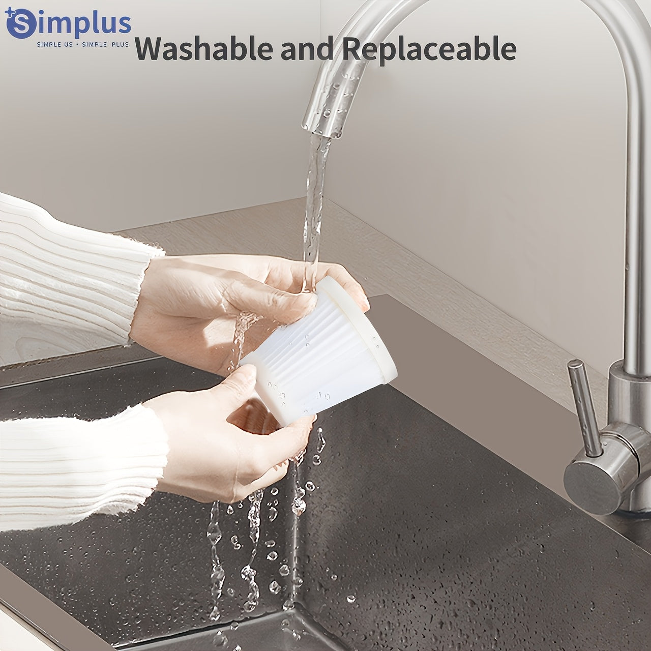 Filtro de aspiradora Easy-Swap de plástico, reemplazo sin desorden