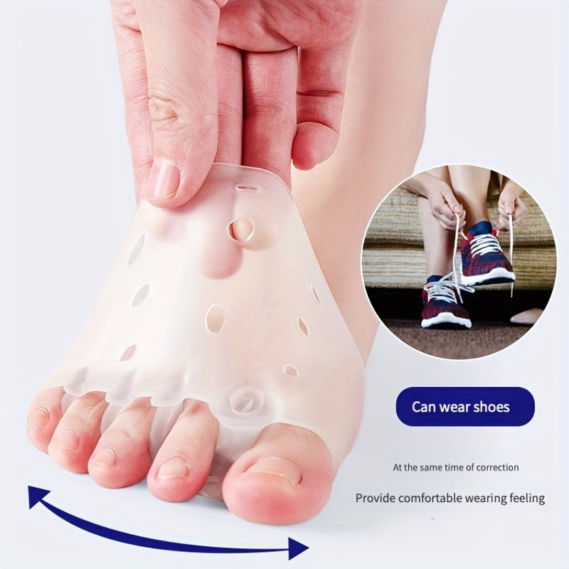 Women's Hallux Valgus Orthotics Split Toe Devices Forefoot Pads