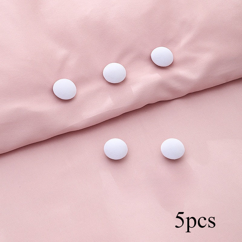 Mixed Color Mushroom Quilt Clips with Safety Sheet Holders and One-Touch Unlocking