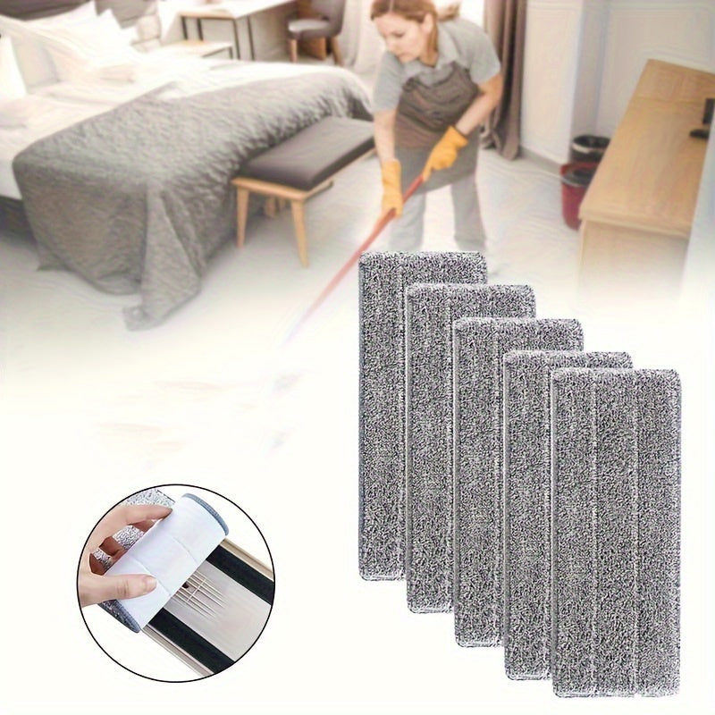 10 ta mustahkam va yuvilishi mumkin bo'lgan mikroto'qima mop padlarini oling, ular ultra-absorbent va nam yoki quruq tozalash uchun mukammaldir. Ushbu qayta ishlatiladigan mop padlari tozalashni osonlashtiradi va tozalash tartibingizni osonlashtiradi.