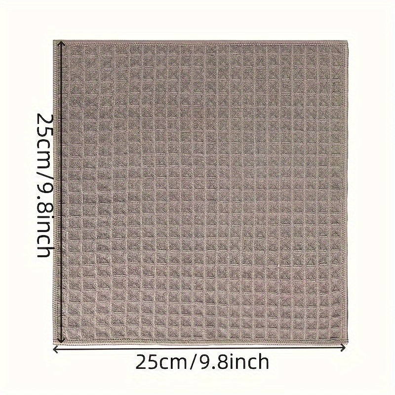 Microfiber Waffle Weave Cleaning Cloths 4/8 Pack, Super Absorbent Kitchen Towels