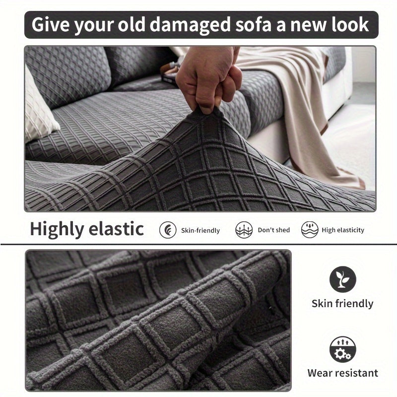 Waterproof Sofa Cover Non-Slip Machine Washable Pet-Friendly for Armchairs and Sectionals