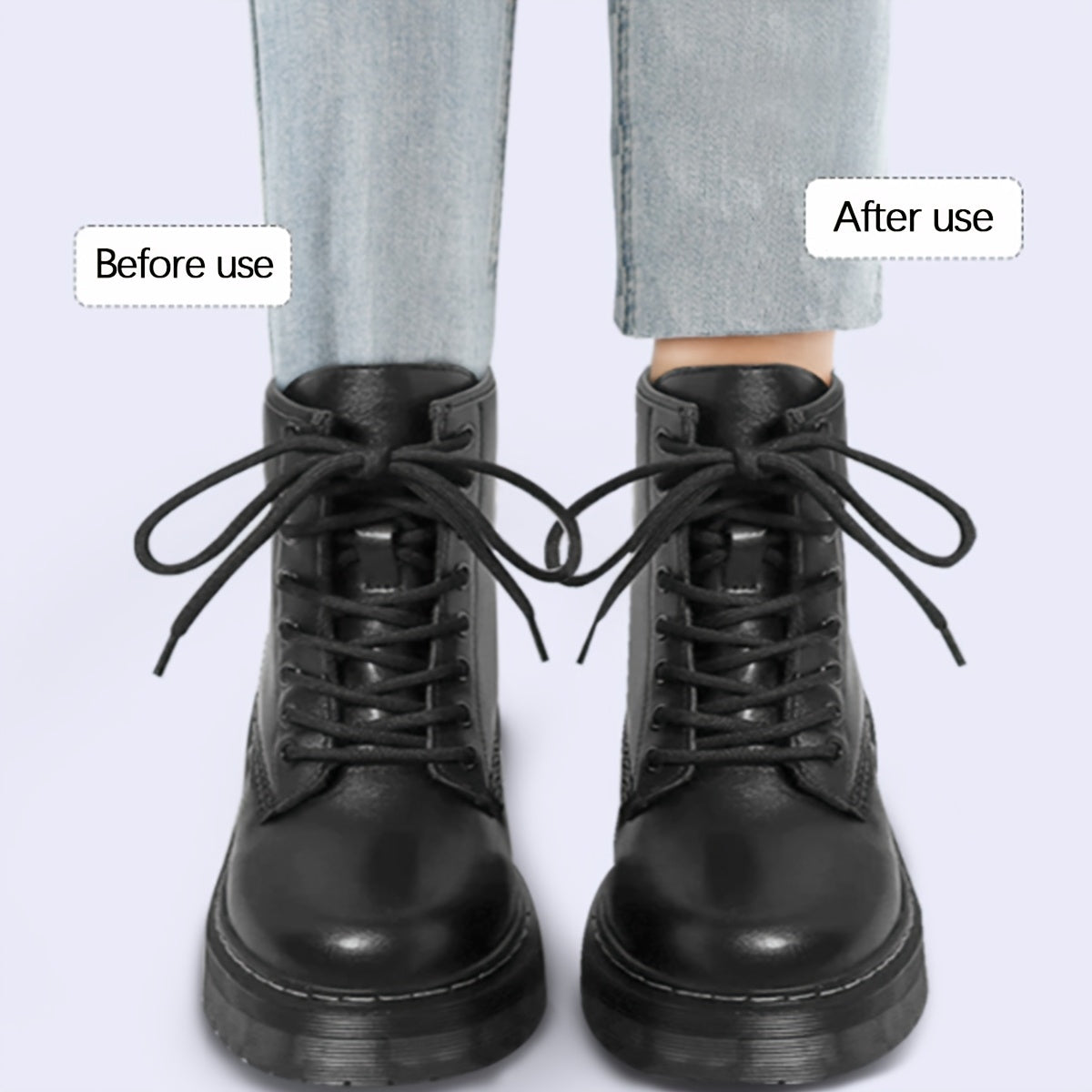 Adjustable Elastic Boot Grips Non-Slip Stretchy Clips for Secure Fit Set of 2