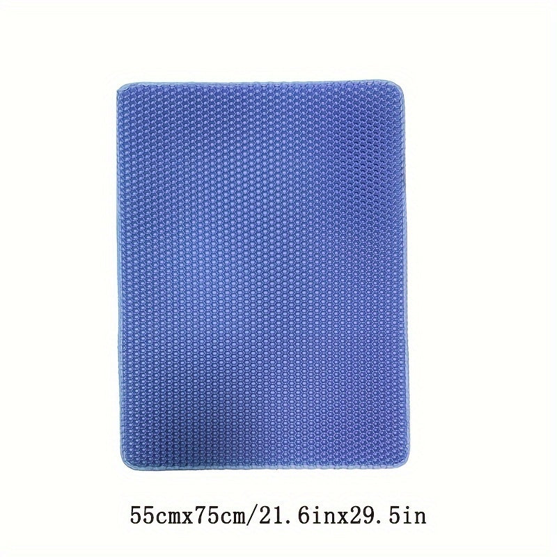 Double Layer EVA Cat Litter Mat Non-Slip Waterproof Large