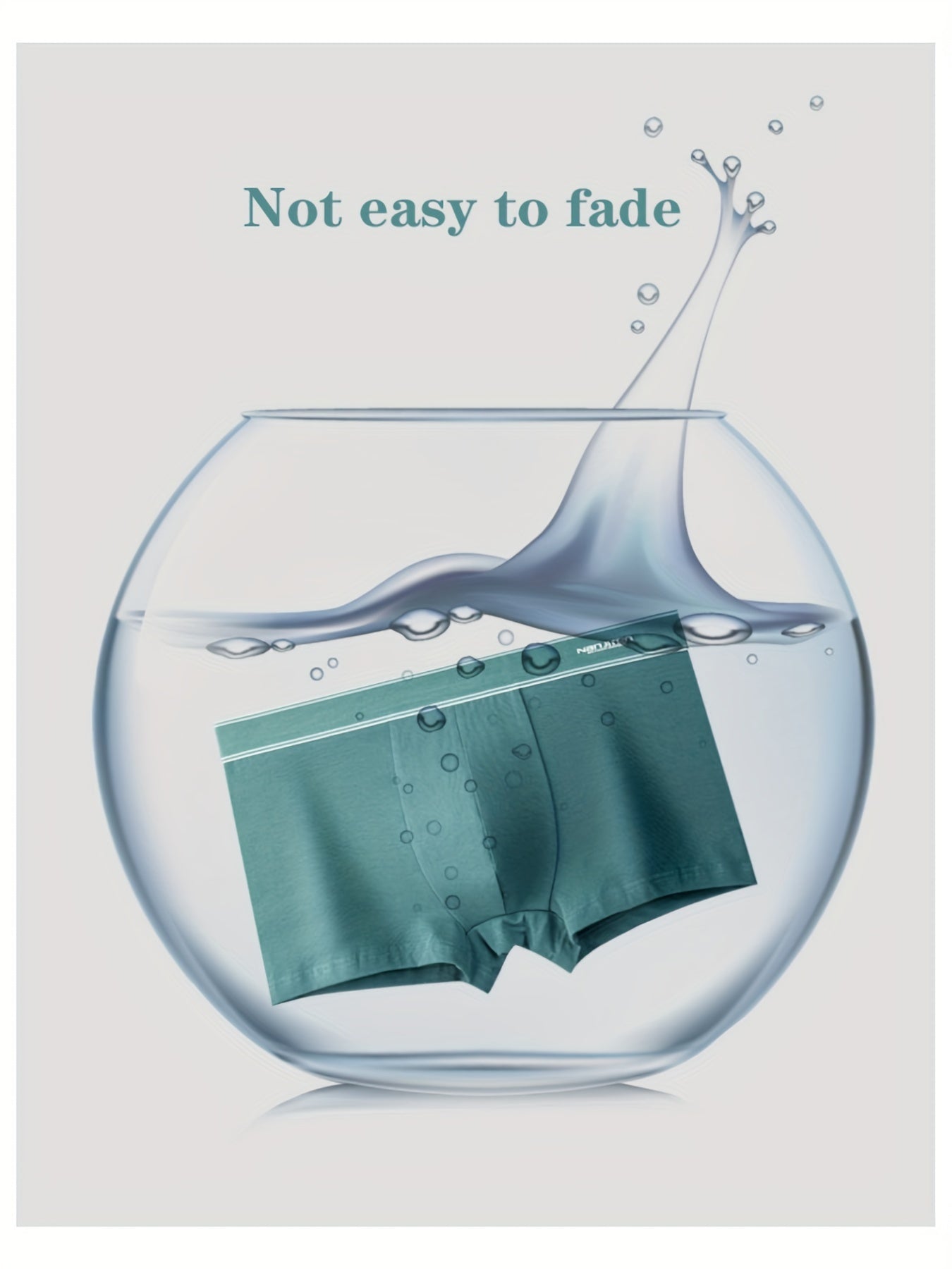 Men's Cotton Boxer Briefs 4 Pack Breathable Multi-Color Comfortable Underwear